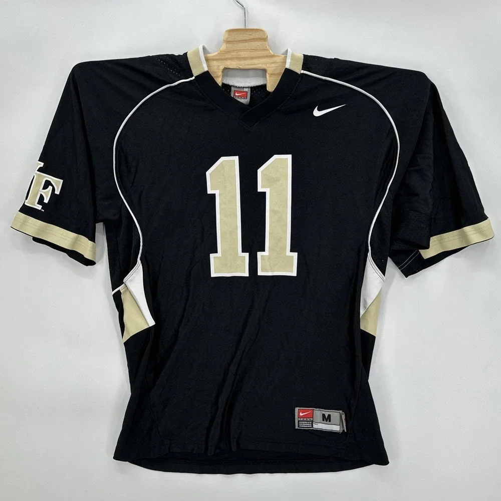 Y2K Nike Wake Forest Deacon Demons NC Football Jersey‎ Number 11 Men's Size M